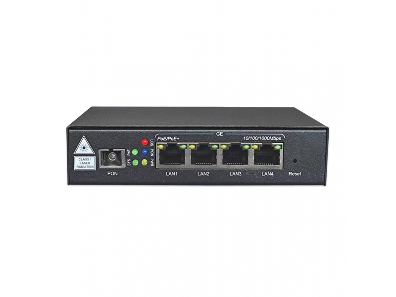 恒申 BL-GP1400-PoE四口千兆GPON PoE MDU ONU 4GE